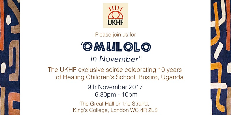 UKHF invites you to Omulolo in November!